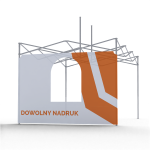 Ściana z oknem łukowym 3 m do namiotu DIGITENT z dowolnym nadrukiem