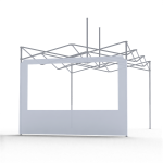 Ściana z oknem panelowym 3 m do namiotu DIGITENT bez nadruku