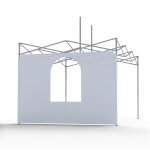 Ściana z oknem łukowym 3 m do namiotu DIGITENT bez nadruku 