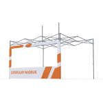 Ściana z oknem panelowym 4,5 m do namiotu DIGITENT z dowolnym nadrukiem 