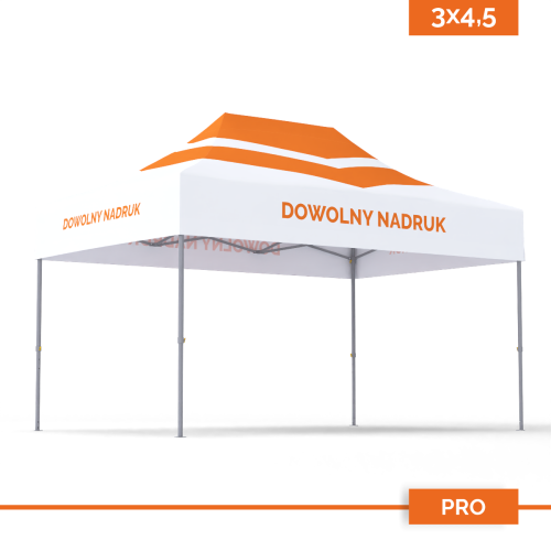 Namiot reklamowy 3×4,5 m DIGITENT Pro z pełnym nadrukiem