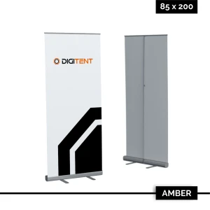 Rollup Amber 85 × 200 cm z nadrukiem cyfrowym