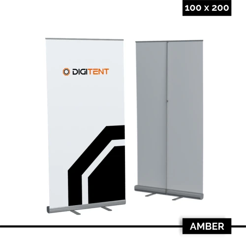 Rollup Amber 100 × 200 cm z nadrukiem cyfrowym