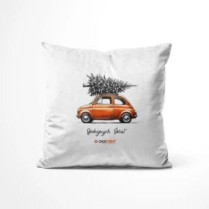 Poduszka reklamowa świąteczna | Auto świąteczne