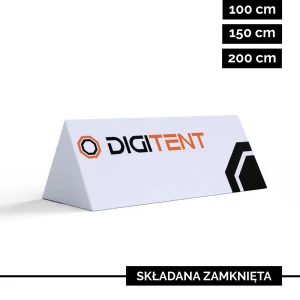 Banda reklamowa składana zamknięta z pełnym nadrukiem POLIESTER 
