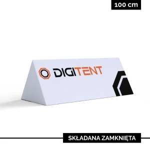 Banda reklamowa składana zamknięta z pełnym nadrukiem POLIESTER