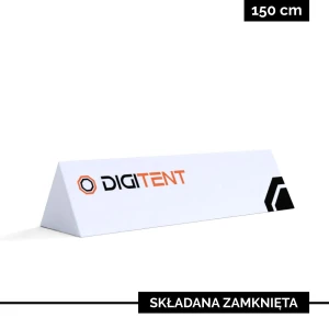Banda reklamowa składana zamknięta z pełnym nadrukiem POLIESTER