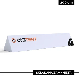 Banda reklamowa składana zamknięta z pełnym nadrukiem POLIESTER