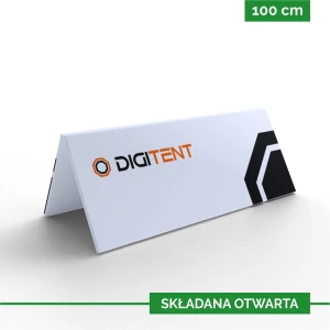 Banda reklamowa składana otwarta z pełnym nadrukiem POLIESTER