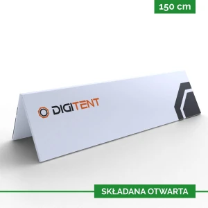 Banda reklamowa składana otwarta z pełnym nadrukiem POLIESTER