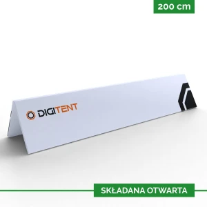 Banda reklamowa składana otwarta z pełnym nadrukiem POLIESTER