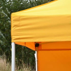 Namiot reklamowy 3×4,5 m DIGITENT Solid, 3 ściany, nadruk na falbanach, 20 kolorów tkanin