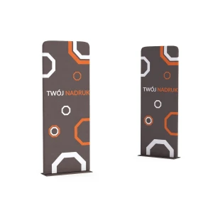 Ścianka tekstylna Prosta 90 x 240 cm z nadrukiem
