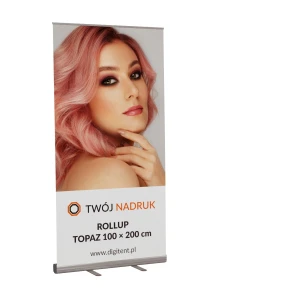 Rollup Topaz 100 × 200 cm  z nadrukiem cyfrowym