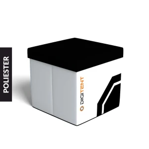 Kostka reklamowa Origami 50 cm z pełnym nadrukiem, Poliester