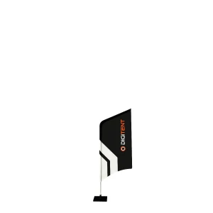 Flaga reklamowa Hussar S (80 x 223 cm) z masztem i własnym nadrukiem