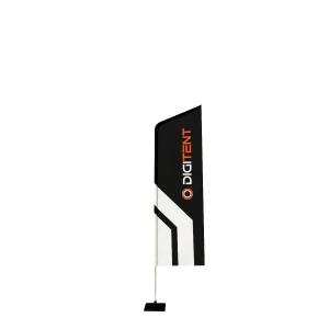 Flaga reklamowa Hussar M (80 x 335 cm) z masztem i własnym nadrukiem