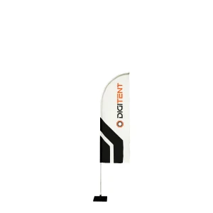 Flaga reklamowa Rider M (80 x 310 cm) z masztem i własnym nadrukiem