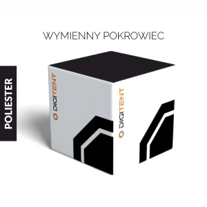 Wymienny pokrowiec na kostkę reklamową 40 cm, Poliester