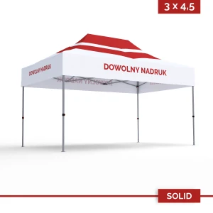 Namiot reklamowy 3×4,5 m DIGITENT Solid dach z pełnym nadrukiem   