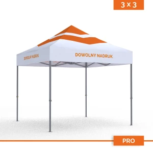 Namiot reklamowy 3×3 m DIGITENT Pro z pełnym nadrukiem 