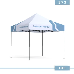 Namiot reklamowy DIGITENT Lite Plus 3×3 m,  nadruk na dachu