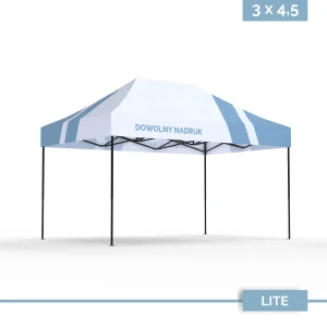 Namiot reklamowy DIGITENT Lite Plus 3×4,5 m, nadruk na dachu