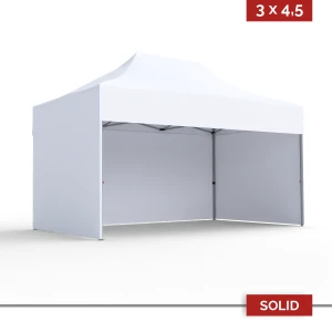 Namiot reklamowy 3×4,5 m DIGITENT Solid, 3 ściany bez nadruku