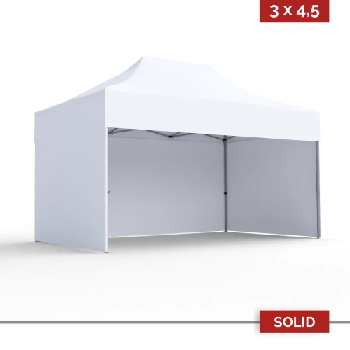 Namiot reklamowy 3×4,5 m DIGITENT Solid, 3 ściany bez nadruku
